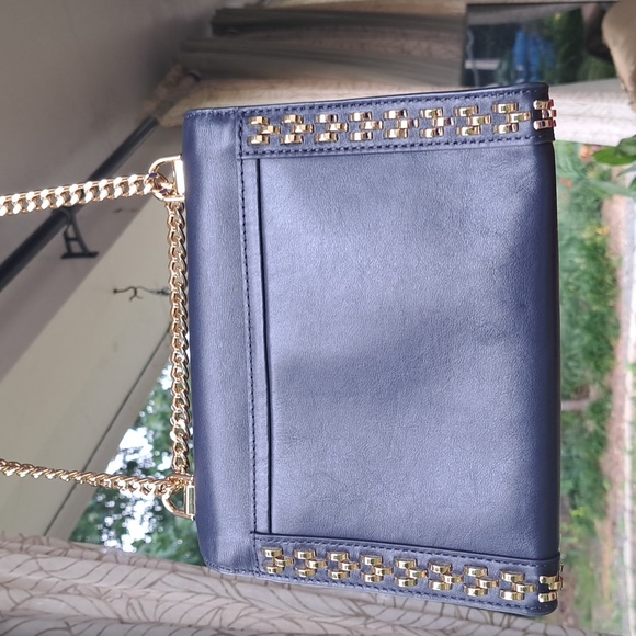 🎁 Michael Kors Navy Admiral With Gold Accents NEW WITH TAG - Picture 4 of 16